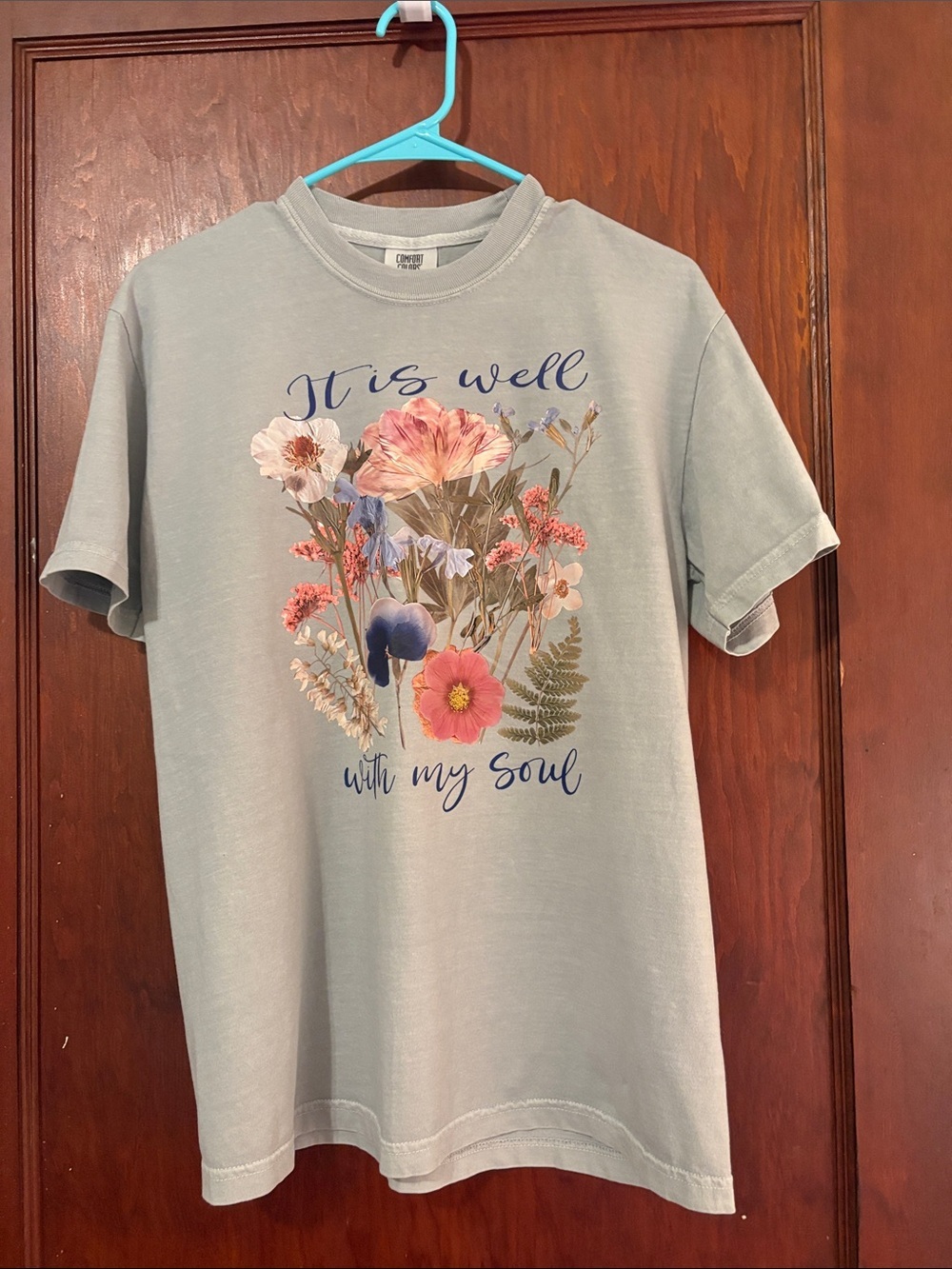 Comfort Colors Light Sage Green Crewneck Tee